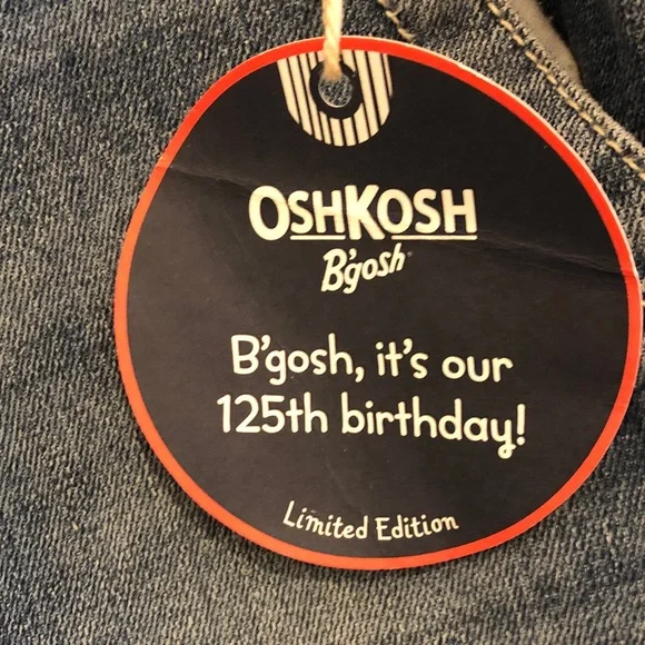 OshKosh B'gosh Light Blue Denim Women's Overalls limited edition 125 anniversary - Picture 3 of 9